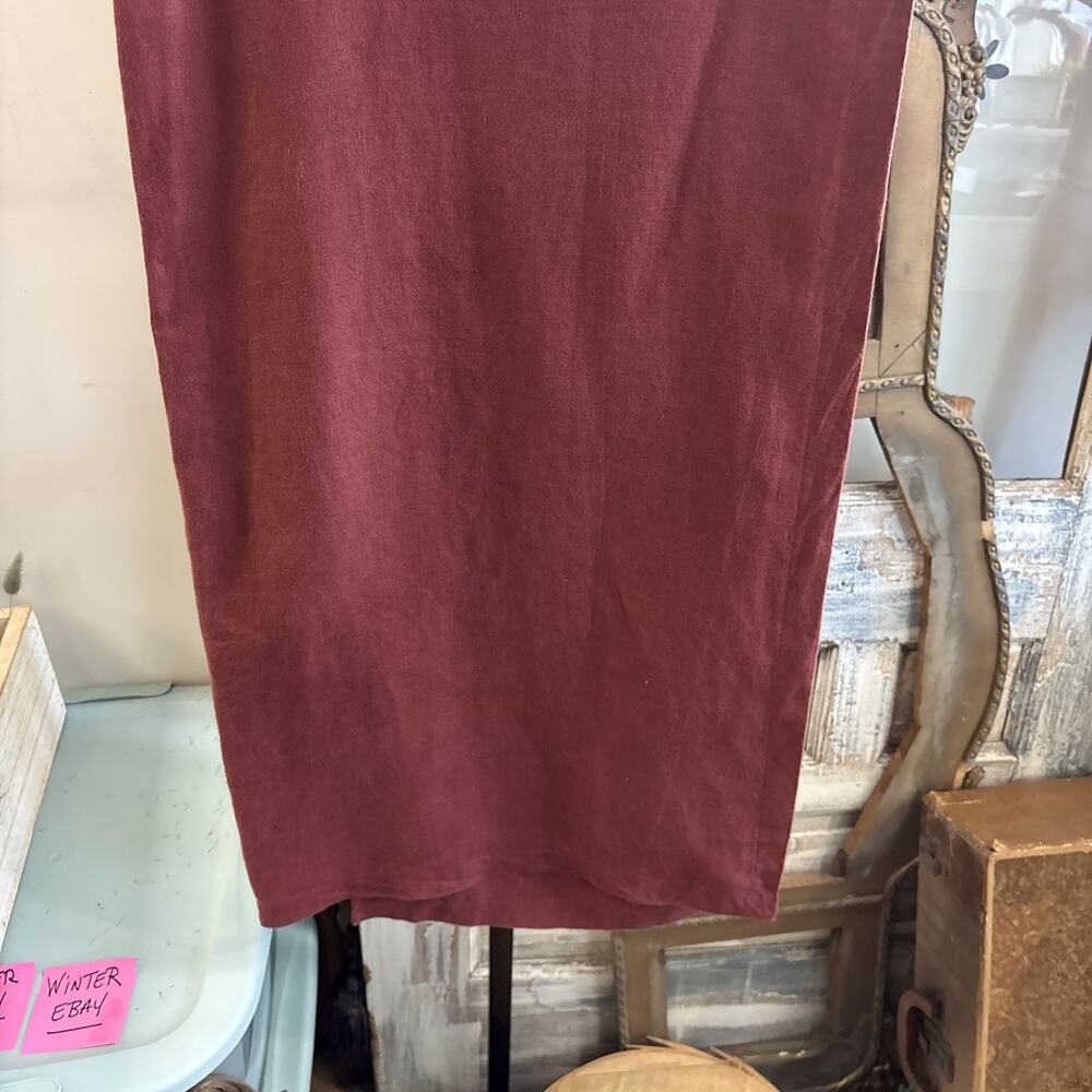 Eileen Fisher Maroon Skirt Size 1 (S/M) - Picture 3 of 10
